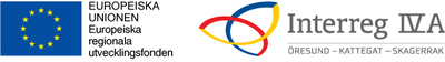 Logotyper: EU-flaggan och Interreg IVA
