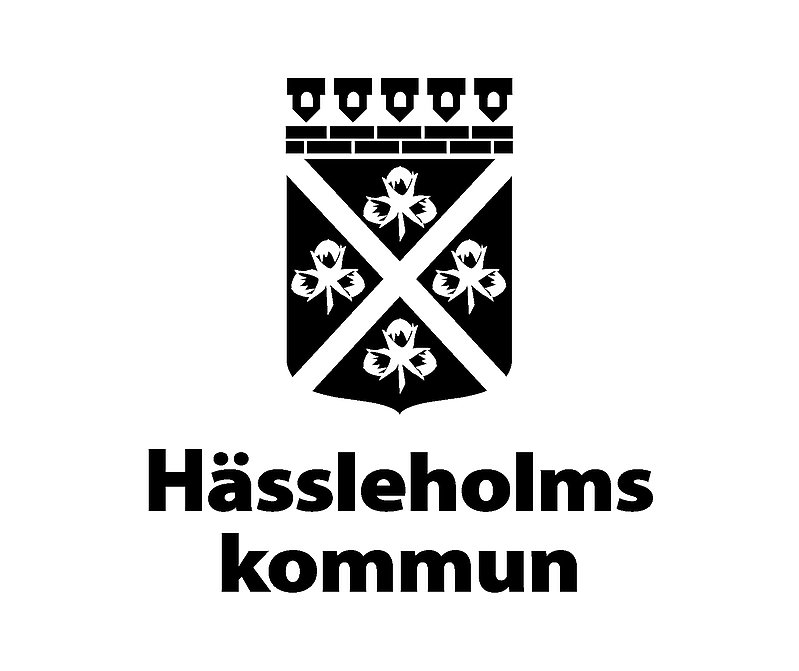 Hässleholms kommuns logotyp i svart