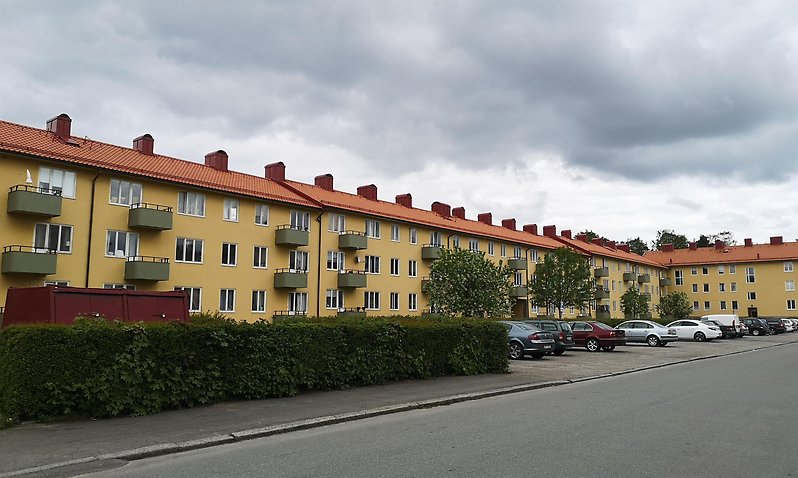 Göingegatans långhus på Hagaområdet. Foto: Nina Jakobsson