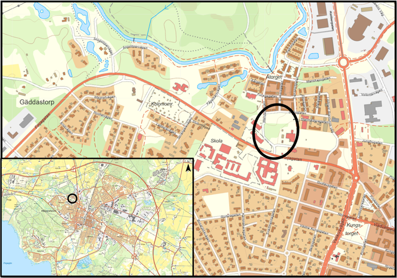 Planområdets lokalisering