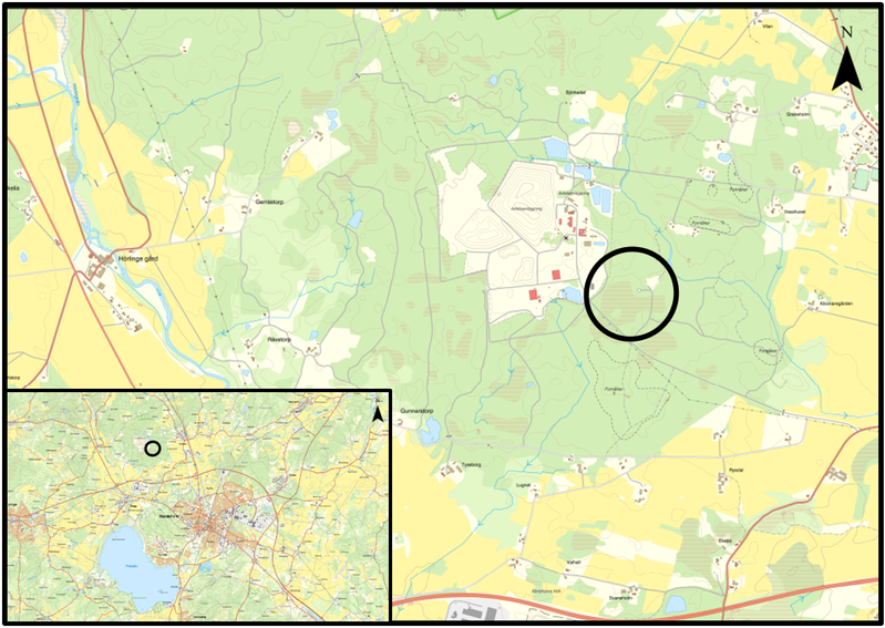 Planområdets lokalisering.
