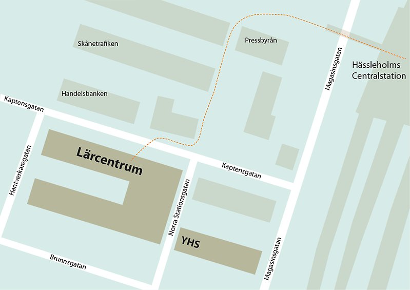Karta lärcentrum Hässleholm